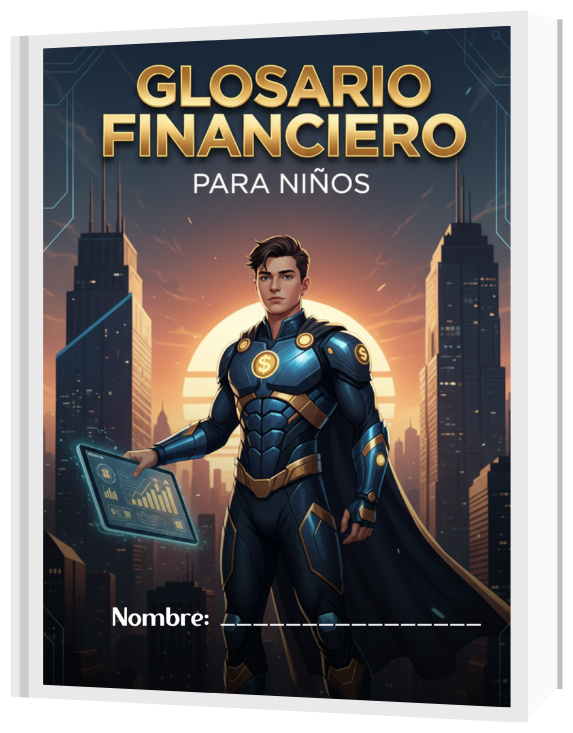 Glosario de términos financieros para niños Portada del Glosario de términos financieros para niños — EntreKlass